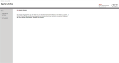 Desktop Screenshot of lifestyle.audi-club-international.de